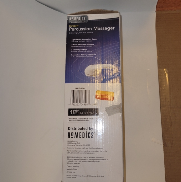 NIB Never used Battery operated back massager - Picture 2 of 5